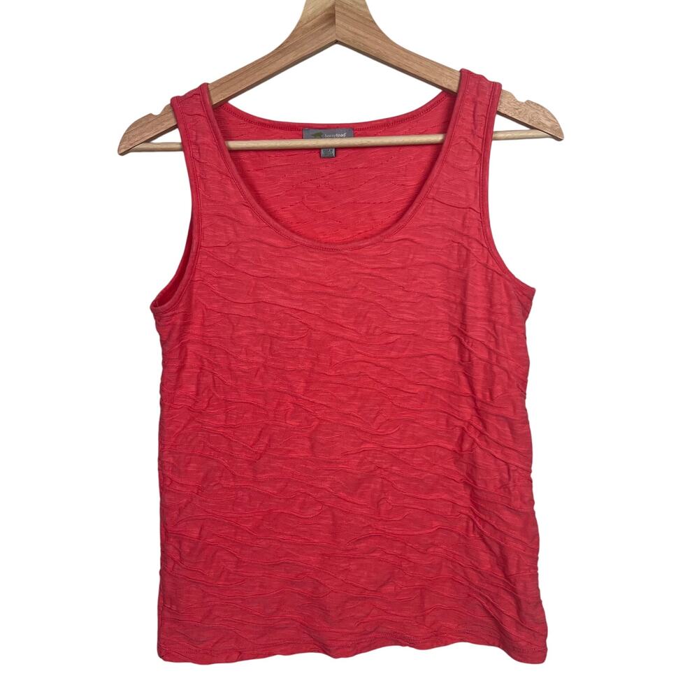 Horny Toad & Co‎ Samba Wave Tank Top Women's Small Pink Organic Cotton Textured